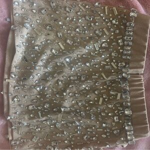 Gold Embellished Skirt